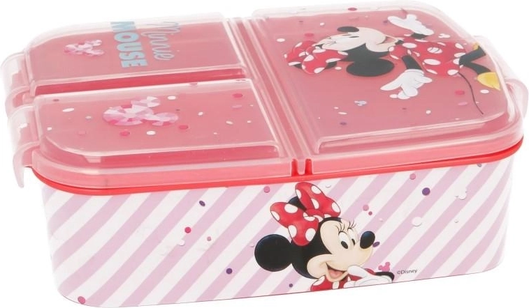 Δοχείο φαγητού Minnie Mouse με 3 διαμερίσματα