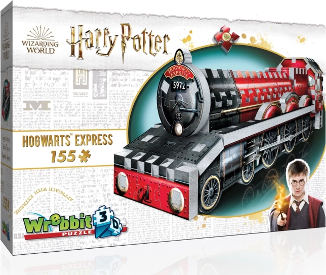 3D παζλ WREBBIT Harry Potter Εξπρές του Χόγκουαρτς 155 κομμάτια