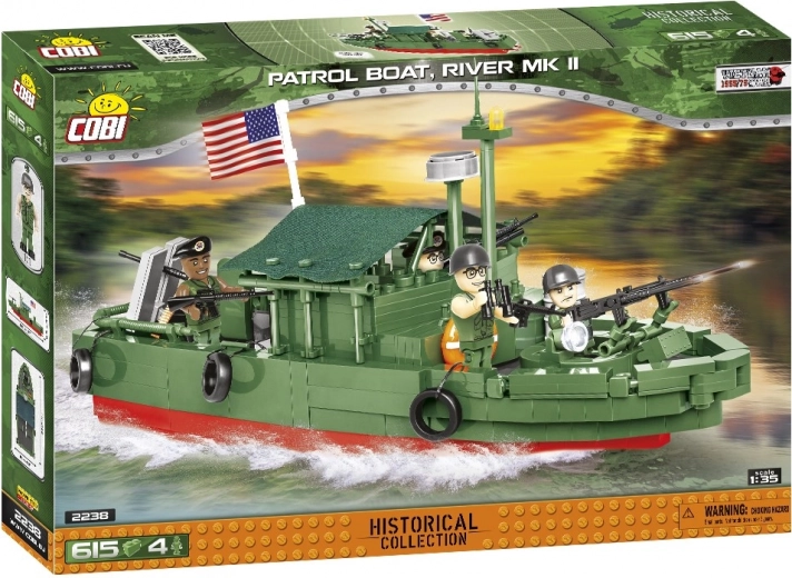 Κατασκευαστικό σετ περιπολικού σκάφους PBR River Mk II 1:35