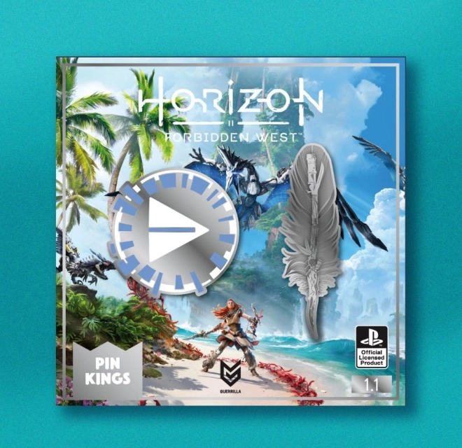 Κονκάρδες Horizon Forbidden West – σετ 2 μεταλλικών κονκάρδων