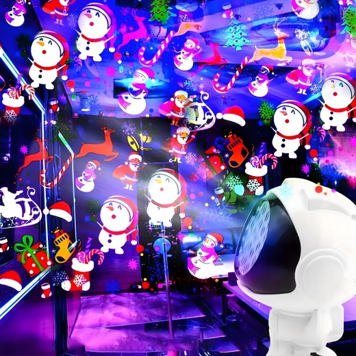 Χριστουγεννιάτικη προβολή με 16 μοτίβα