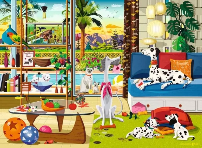 Ravensburger Κατοικίδια από το Palm Springs 500 κομμάτια