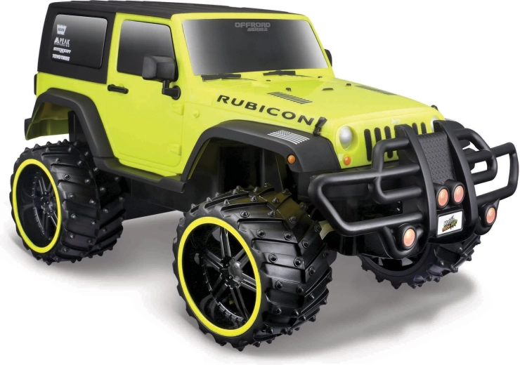 Maisto RC Jeep Wrangler Rubicon off-road κίτρινο 1:16