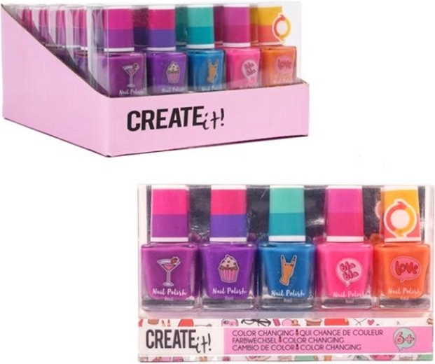 Create It! Βερνίκι νυχιών που αλλάζει χρώμα