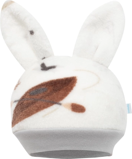 Παιδικό σκουφάκι wellsoft με αυτάκια New Baby Eskimo