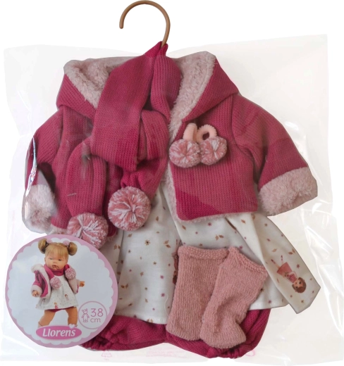 Ολοκληρωμένο χειμερινό outfit για κούκλα 38 cm