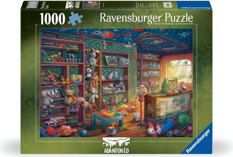 Παζλ Ravensburger Abandoned: Εγκαταλελειμμένο κατάστημα παιχνιδιών 1000 κομμάτια