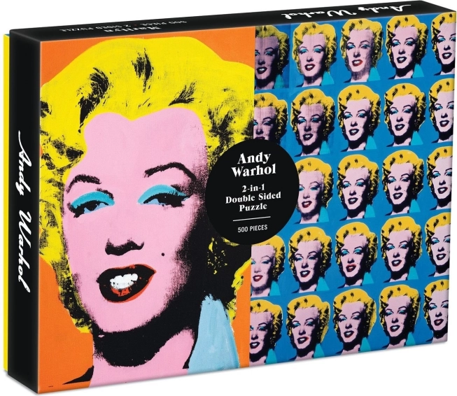 Διπλής όψης παζλ ANDY WARHOL Marilyn 500 κομμάτια