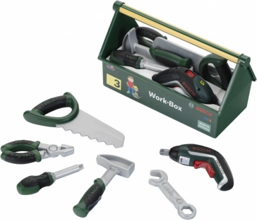 Παιδικό σετ εργαλείων σε βαλιτσάκι BOSCH με IXOLINO II (7 τεμάχια)