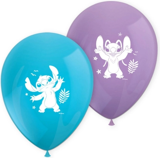 Μπαλόνια DISNEY Stitch & Angel – σετ 8 τεμ.