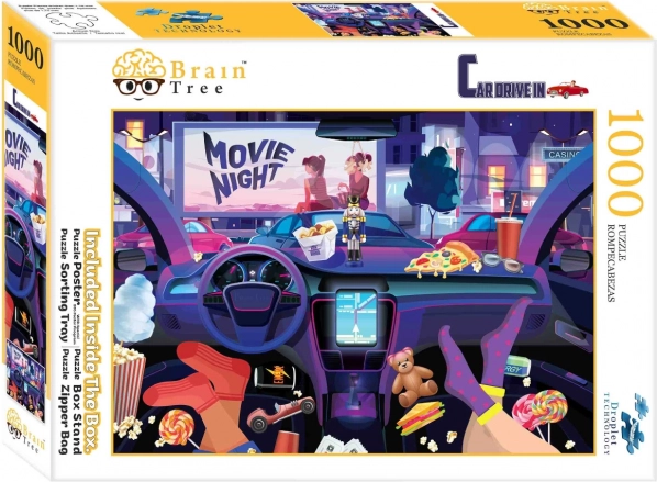 Παζλ Brain Tree «Στο Drive-in» 1000 κομμάτια