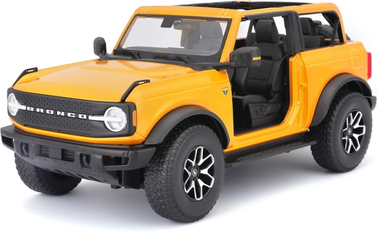 Maisto Ford Bronco Badlands πορτοκαλί μοντέλο 1:18 χωρίς πόρτες