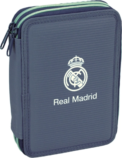 Διπλό σχολικό κασετίνα Back me up Real Madrid, πλήρως εξοπλισμένη - 1 τεμάχιο