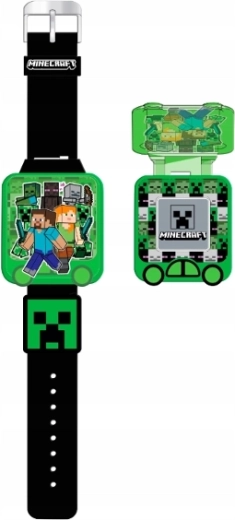 Εκπαιδευτικό παιδικό ρολόι MINECRAFT με παιχνίδια
