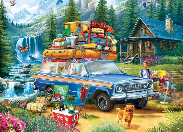 Παζλ Eurographics Jeep: Βαρύ φορτίο 1000 κομμάτια