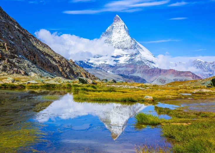 Enjoy παζλ Αντανάκλαση της κορυφής Matterhorn 1000 κομμάτια