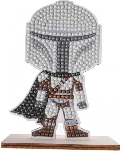 Διαμαντένια ζωγραφική Crystal Art Buddies Star Wars: The Mandalorian – μεμονωμένη διακοσμητική φιγούρα