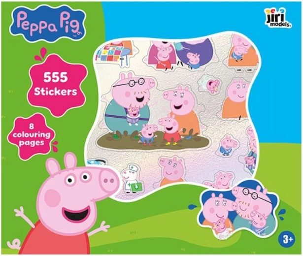 Peppa Pig δημιουργικό σετ: 555 αυτοκόλλητα και 8 σελίδες ζωγραφικής