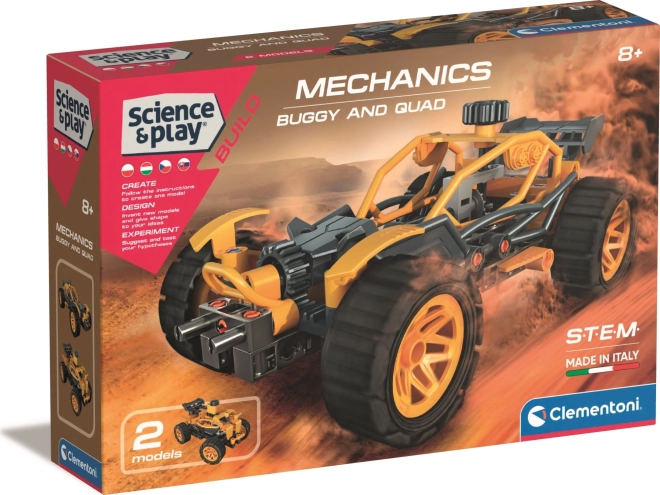 Clementoni Science & Play μηχανικό εργαστήριο – buggy και τετράτροχο 2σε1