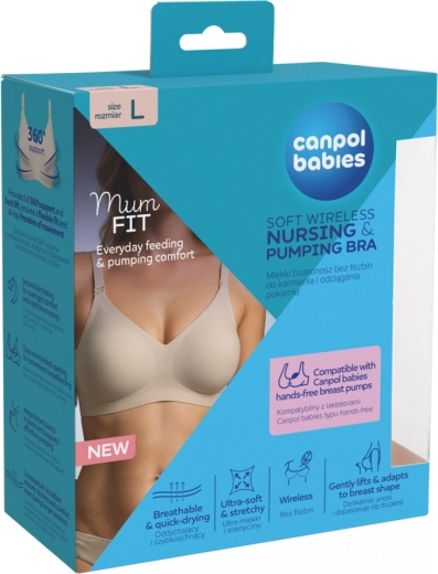 Canpol babies MumFIT σουτιέν για θηλασμό και άντληση, μέγεθος L