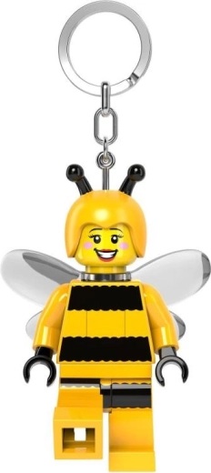 Φωτιζόμενο μπρελόκ για κλειδιά LEGO μίνι φιγούρα κορίτσι-μελισσάκι