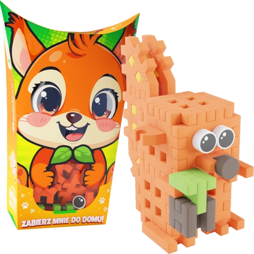 Κατασκευαστικό σετ Mini Waffle Pocket Pets – σκίουρος