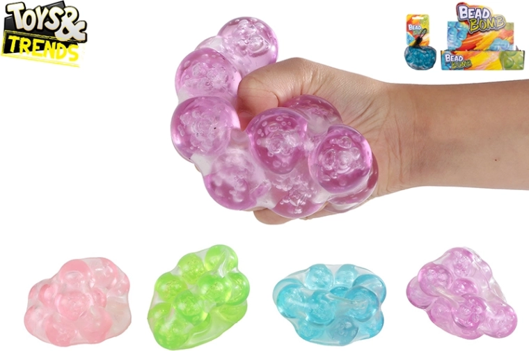 Αντιστρες μπαλάκι με τραγανιστές μπίλιες 9 cm TOYS&TRENDS