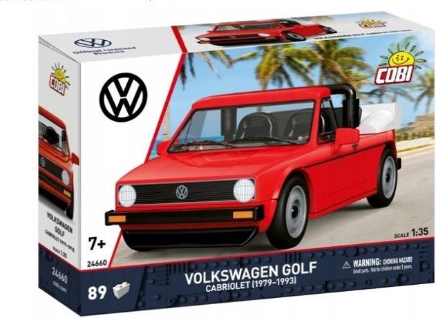 Cobi Volkswagen Golf Cabriolet 1979–1993 κατασκευαστικό σετ 1:35 (89 τεμάχια)