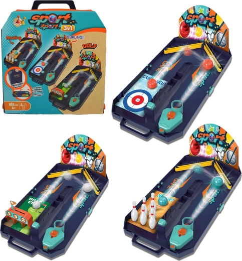 Παιδικό επιτραπέζιο παιχνίδι Sport 3 σε 1 STUDO GAMES