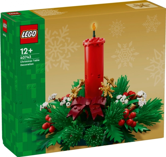 LEGO εμβληματική εορταστική διακόσμηση τραπεζιού