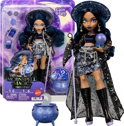Monster High Moonspell magic κούκλα Claire de Luna 26 cm με αξεσουάρ