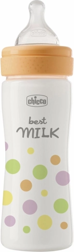 Βρεφικό μπιμπερό Chicco Perfect Easy 250 ml με θηλή σιλικόνης, μεσαία ροή, 2 m+