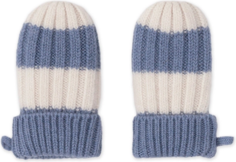 Γάντια Lodger merino stripe stone 0–12 μηνών