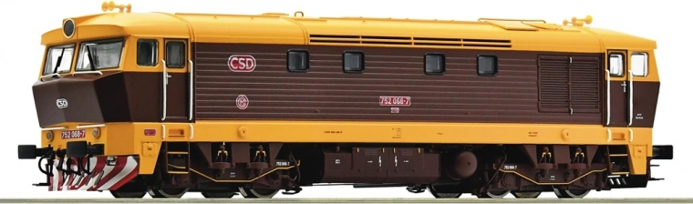 Πετρελαιοκίνητη μηχανή Roco ČSD/ČD Bardotka 752 068-7 H0