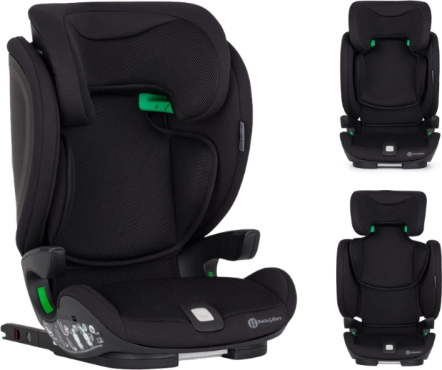 Petite&Mars κάθισμα αυτοκινήτου Elite Fix Pro i-Size Coal black air 100–150 cm (15–36 kg)