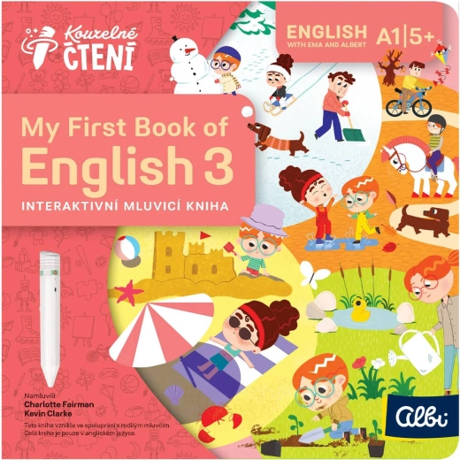 ALBI Kouzelné čtení διαδραστικό βιβλίο My First Book of English 3: Actions