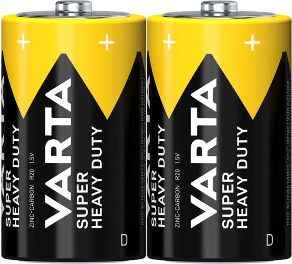 VARTA SuperLife D R20 μπαταρίες ψευδαργύρου-άνθρακα 1,5 V (2 τεμ.)
