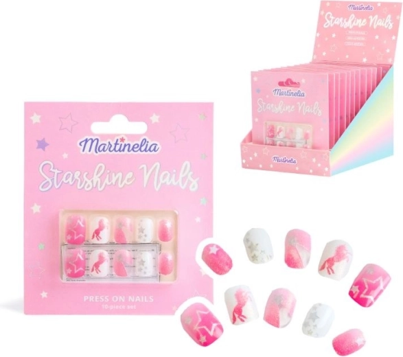 Αυτοκόλλητα νύχια Martinelia Starshine Unicorn - 1 τεμάχιο