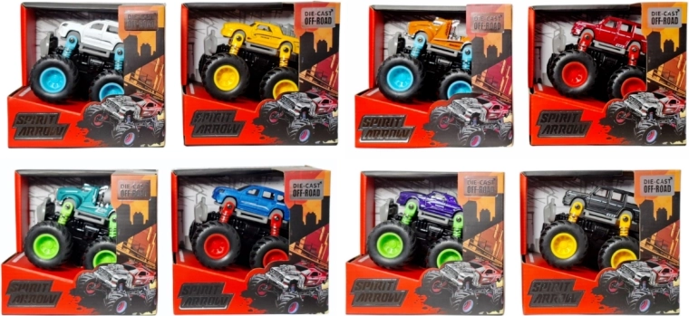 Μεταλλικό εκτός δρόμου αυτοκίνητο monster truck