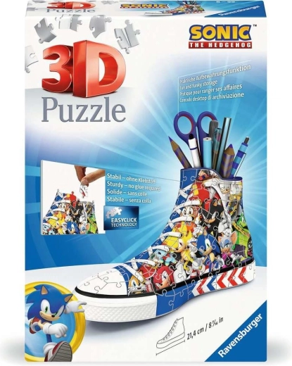 Ravensburger 3D παζλ αθλητικό παπούτσι Σόνικ ο Σκαντζόχοιρος 112 κομμάτια
