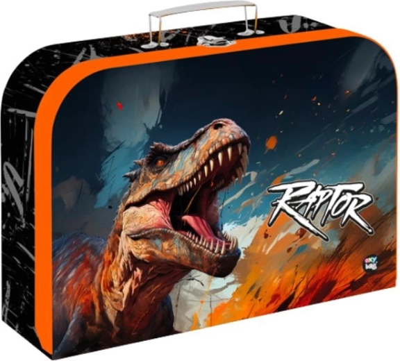 Παιδική βαλίτσα από λαμιναρισμένο χαρτόνι Dino 34 cm