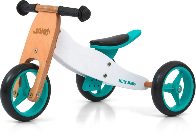 Παιδικό ποδήλατο ισορροπίας Milly Mally Jake 2 σε 1 Classic Mint