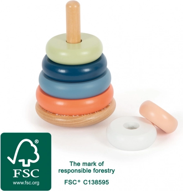 Small Foot πύργος στοίβαξης Arctic από ξύλο FSC