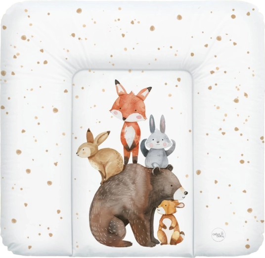 Ceba Baby μαλακή αλλαξιέρα Basic Forest Friends 75 × 72 cm