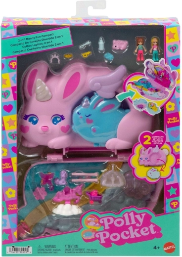 Polly Pocket συμπαγής τσάντα-πορτοφόλι Κουνελάκια – Παραμυθένιο Βασίλειο