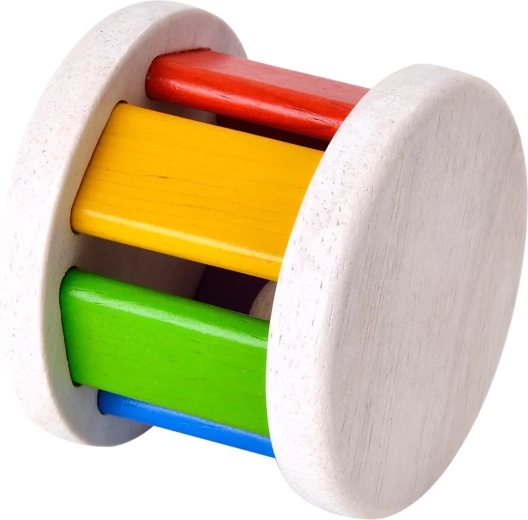 Χρωματιστό κυλινδράκι PlanToys για τα πιο μικρά παιδιά