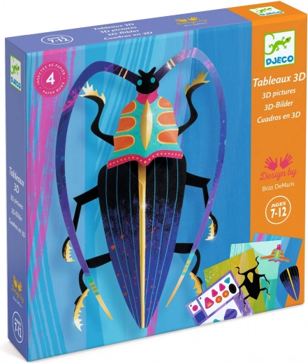 DJECO 3D χάρτινα σκαθάρια