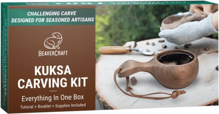 BeaverCraft DIY σετ για σκάλισμα kuksa