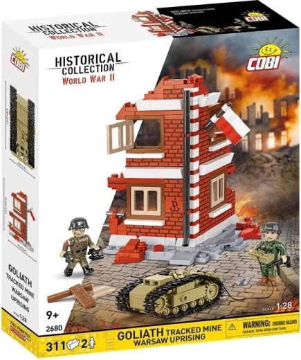 Cobi historical collection WWII goliath – τηλεχειριζόμενη νάρκη από την Εξέγερση της Βαρσοβίας