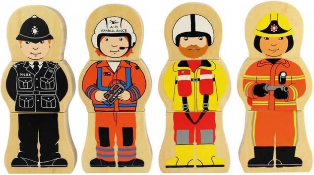 Ξύλινο παζλ επαγγελμάτων από την Bigjigs Toys